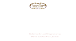 Desktop Screenshot of frenchtheftlingerie.com